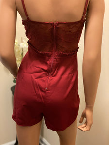 Romper (Burgundy)