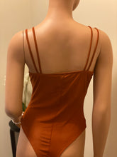 Load image into Gallery viewer, Rhinestone Bodysuit (Burnt Orange)
