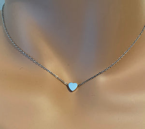 Heart Charm Choker