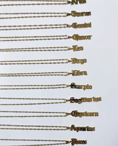 Zodiac Sign Necklace